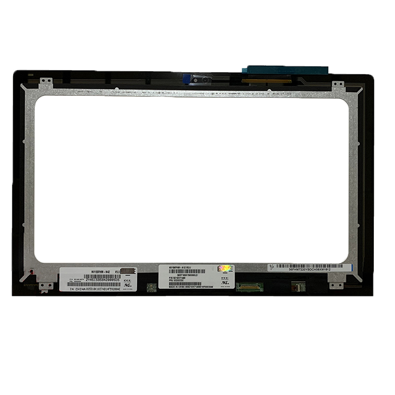 For Lenovo Ideapad Y700-15 Y700-15ISK 80NV Laptop LCD Screen With Frame NV156FHM-A12 15.6" FHD 1920x1080 IPS 30 pins EDP 60HZ