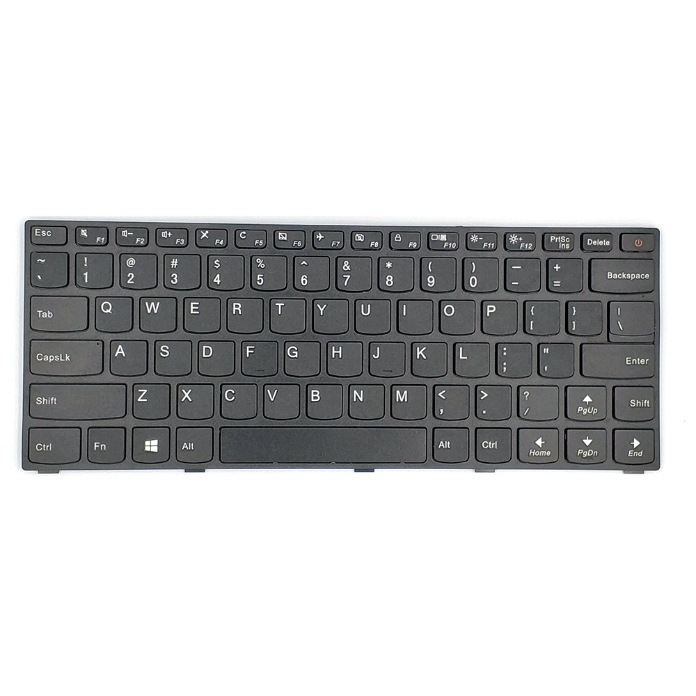 Replacement New US Laptop Keyboard For Lenovo 110-14 With Frame With Power English keyboard