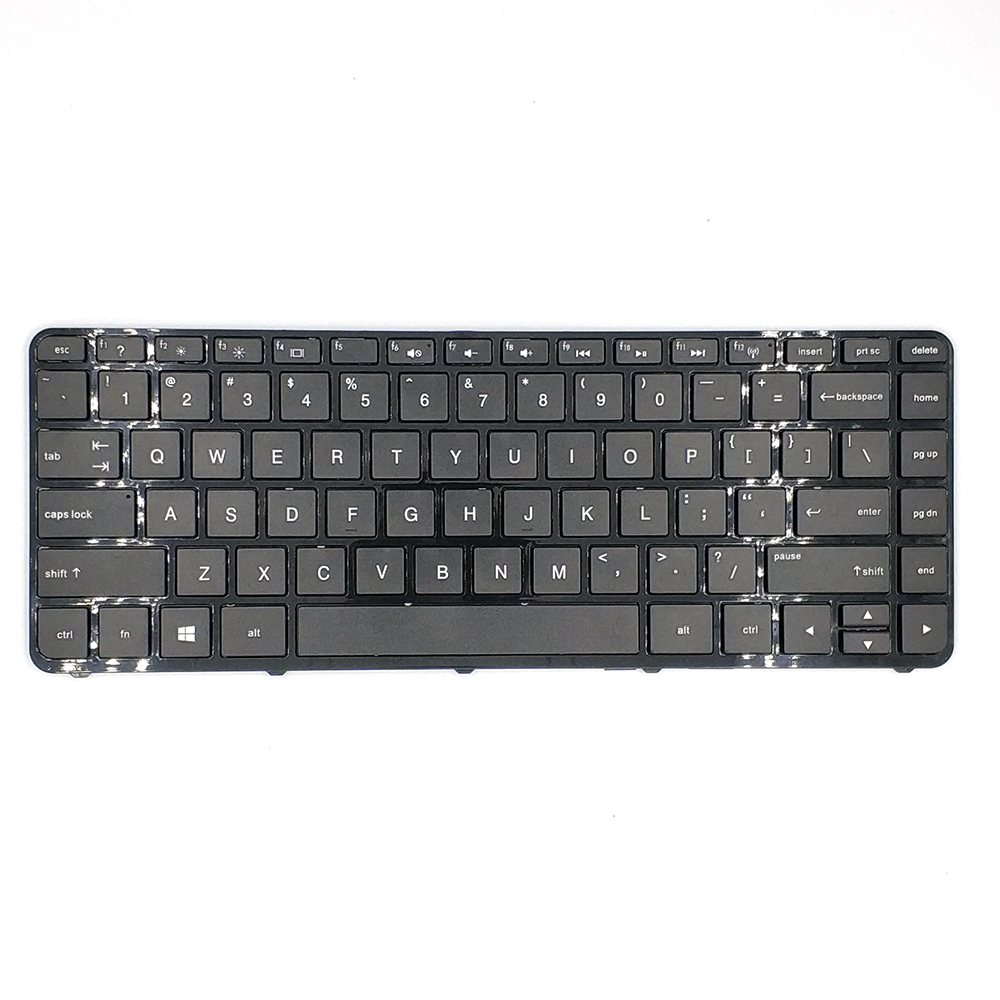 Factory Price US Layout Keyboard For HP 14-E US Notebook Laptop Keyboard Replacement Pars With Frame